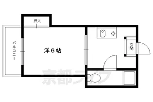 銀閣寺ハウス【319号室】の間取り