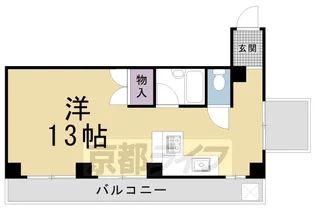 アレックス岩倉(Ⅶ)【502号室】の間取り