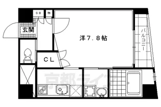 Horizontal下鴨【5階】の間取り