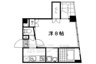Horizontal下鴨【5階】の間取り