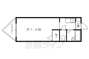 フォルム下鴨【1階】の間取り