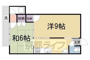 シャルマン北白川ハイツ【22号室】の間取り
