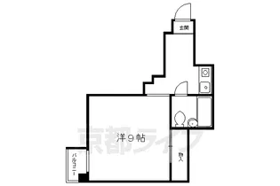 ロジェ下鴨【303号室】の間取り