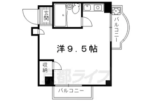 ブロンズ31【405号室】の間取り