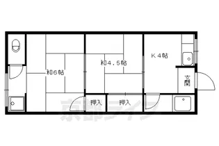 2Kの間取り画像