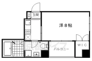 クラベール下鴨【305号室】の間取り