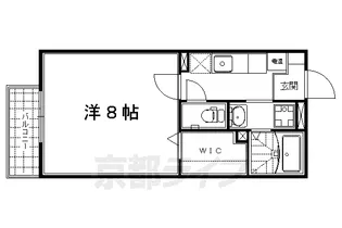 ルレール f Ⅰ・Ⅱ【Ⅱ-203号室】の間取り