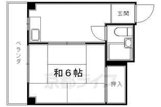 角谷マンション【302号室】の間取り