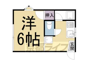 メゾンドエル【101号室】の間取り