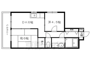 グリーンピアOMK【107号室】の間取り