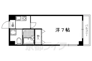 アネックス北白川【3階】の間取り