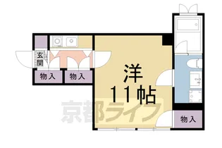 アーキテラスイマイ【101RV号室】の間取り