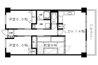No.75 KOHEEⅡ【3階】の間取り