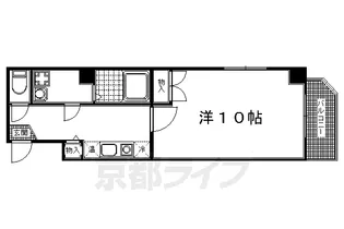habicera京都下鴨【301号室】の間取り