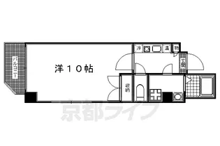 habicera京都下鴨【205号室】の間取り