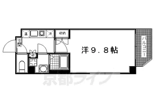 habicera京都下鴨【502号室】の間取り