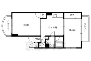 八星ハイツ【4F号室】の間取り