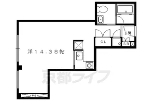 リバーサイド松家【201号室】の間取り