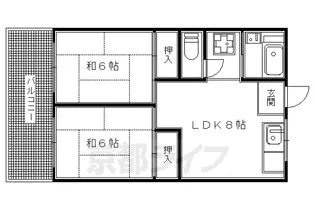 阪田ハイツ【102号室】の間取り