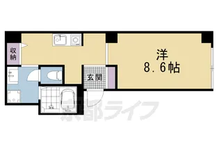 COCO下鴨【4階】の間取り