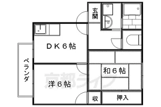 ハイツプレオネ【102号室】の間取り