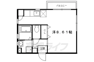 ドミールⅡ【203号室】の間取り