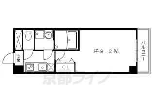 グランディールA&N Ⅲ【306号室】の間取り