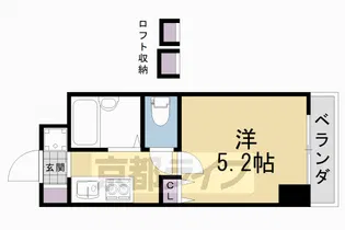 R−Grants白川【213号室】の間取り
