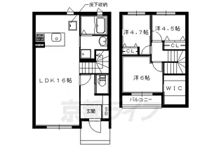 MAST COURT 岩倉【3号室】の間取り