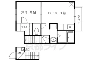 casa noble【2階】の間取り