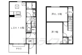 ドミールグランシャリオ【1階】の間取り