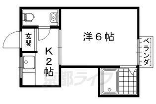 京都府京都市中京区西ノ京馬代町【マンション】の間取り