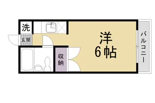 コンラッドハイツ【202号室】の間取り