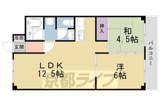 コーポ船越【2階】の間取り