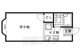 シャトルMISUZU【202号室】の間取り