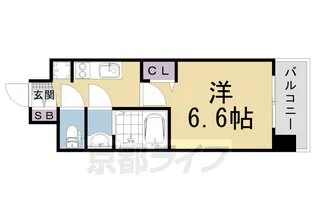 ファステート京都西院パール【2階】の間取り