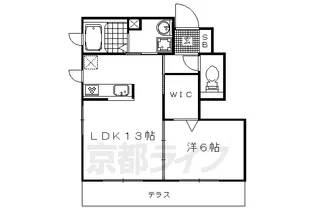 デリシア【105号室】の間取り