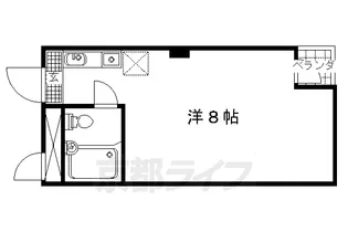 京都府京都市中京区西ノ京東中合町【マンション】の間取り