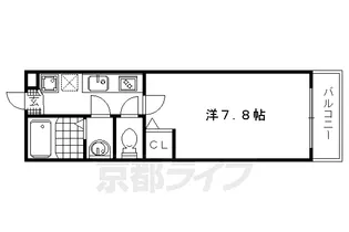 RAMS二条西【3階】の間取り