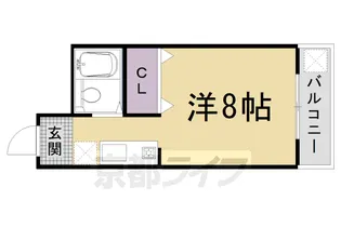 1Kの間取り画像