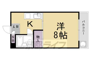 シルクハウスⅡ【305号室】の間取り