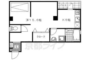 ジャルダンⅡ【205号室】の間取り