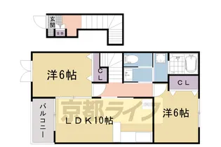 アステリアA【2階】の間取り