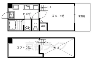 ロフティ大和【211号室】の間取り