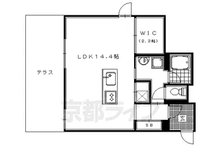 和光苑【102号室】の間取り