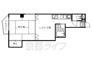 ル・プティジュール【401号室】の間取り