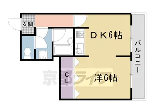 ルミエール御池【4階】の間取り