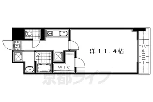 エスリード西小路御池【6階】の間取り
