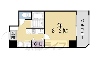 ミルフローラSK二条【607号室】の間取り