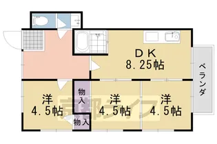 京都府長岡京市今里3丁目【一戸建】の間取り